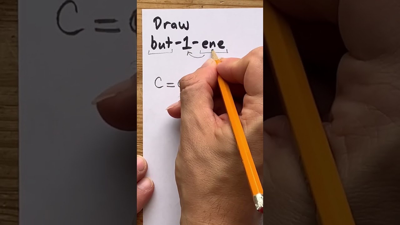 Draw but-1-ene