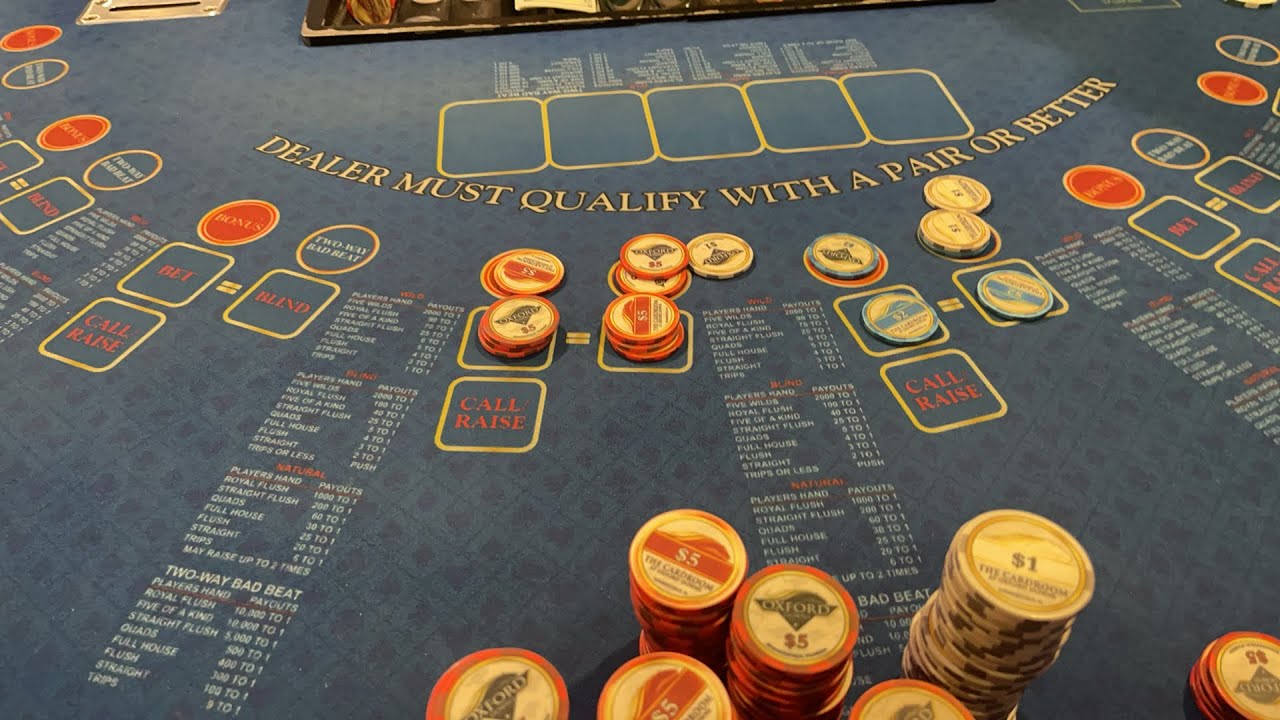 Pitbull Poker Live Wild Card Stud!
