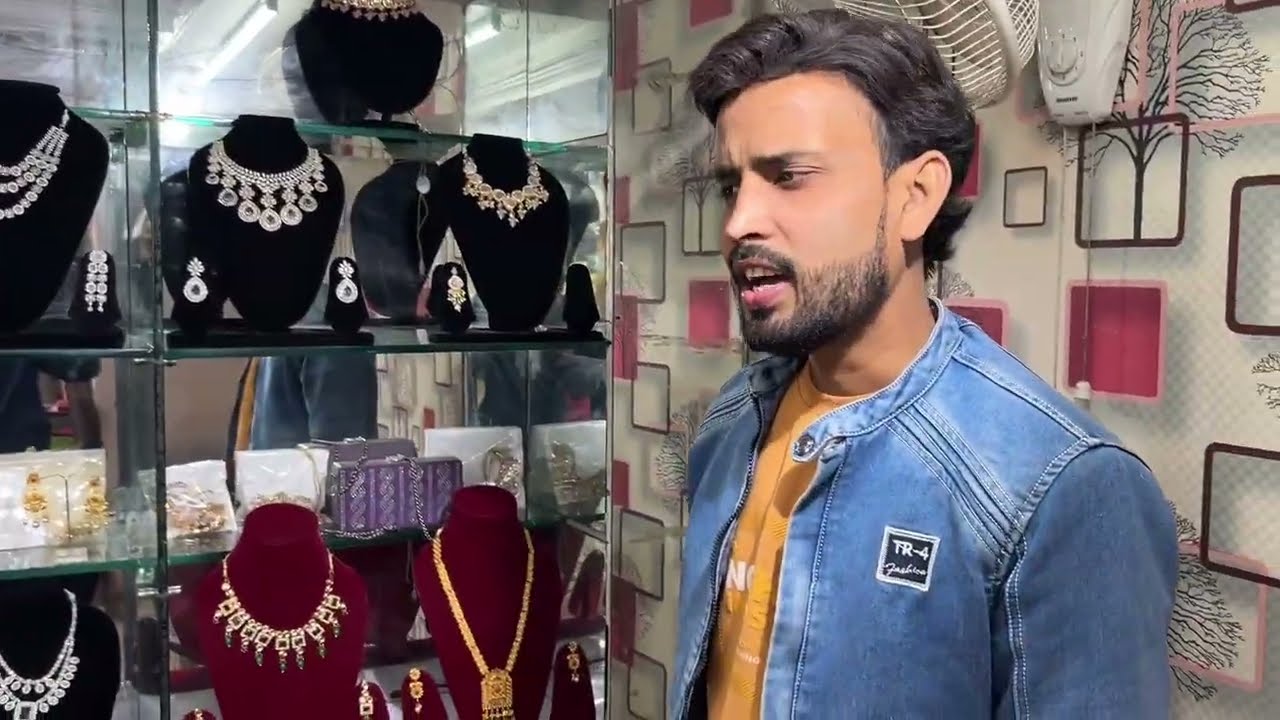 AD jewellery Wholesale Price Me at Naveen Market Kanpur || Trending Jewellery ऑनलाइन ख़रीदे ❤️