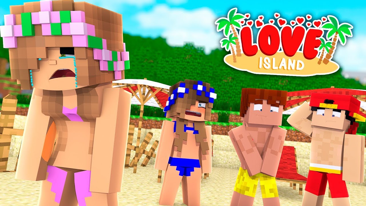 SCUBA STEVE POISONS LITTLE KELLY !! Minecraft LOVE ISLAND