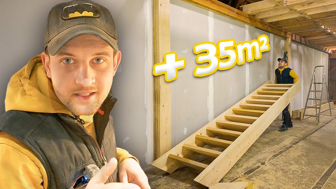 Je Construis mon local E-Commerce - l'Éscalier & la mezzanine