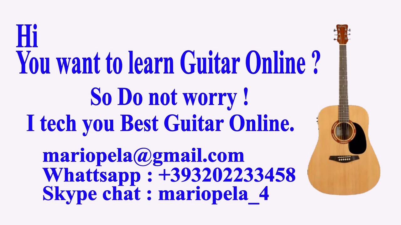 corso chitarra online