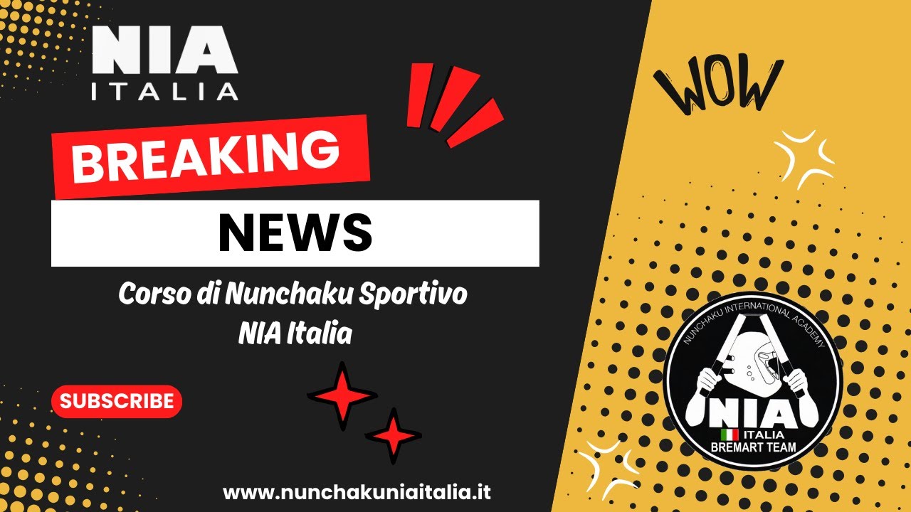 CORSO di NUNCHAKU SPORTIVO NIA - Presentazione delle nostre attivit&agrave;