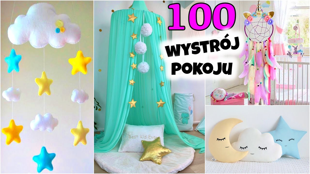 100 DIY POMYSŁY NA WYSTRÓJ POKOJU, KTÓRE