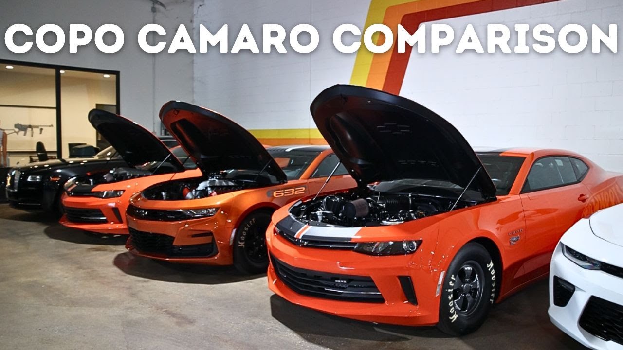 3 BRAND NEW COPO Camaros: 632, 427, 350 COPO Camaros