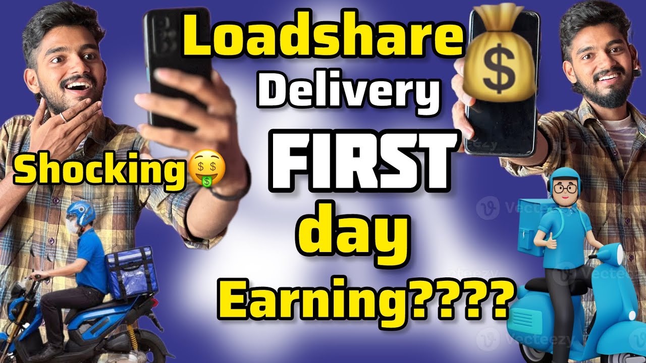💰loadshare delivery 1st day earnings???💰shocking earnings😱