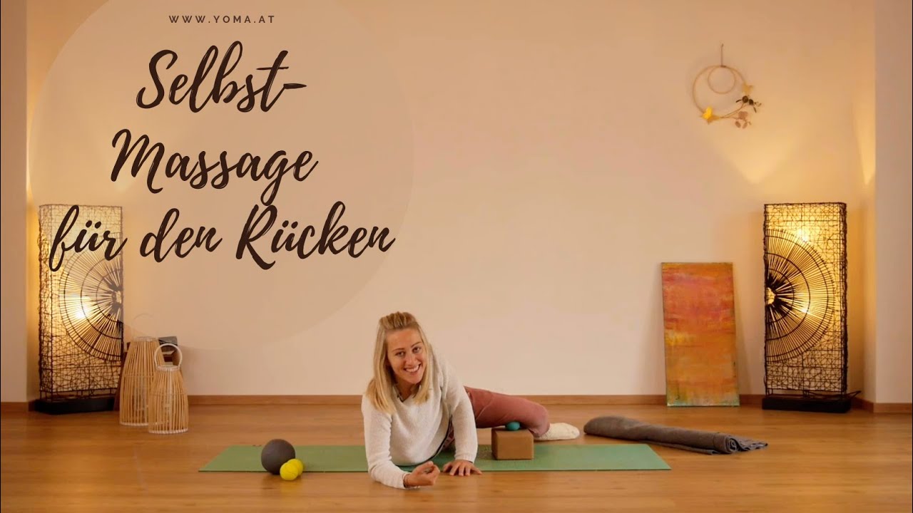 Yoga Entspannung für die Hüfte | MFR Selbstmassage für die Faszien an der Hüfte |Stressless mit Yoga