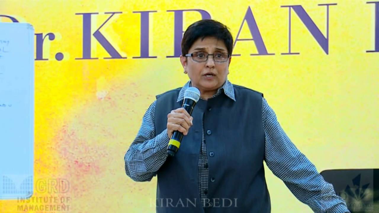 Dr. kiran Bedi inspires Skills to learn before 30 !!