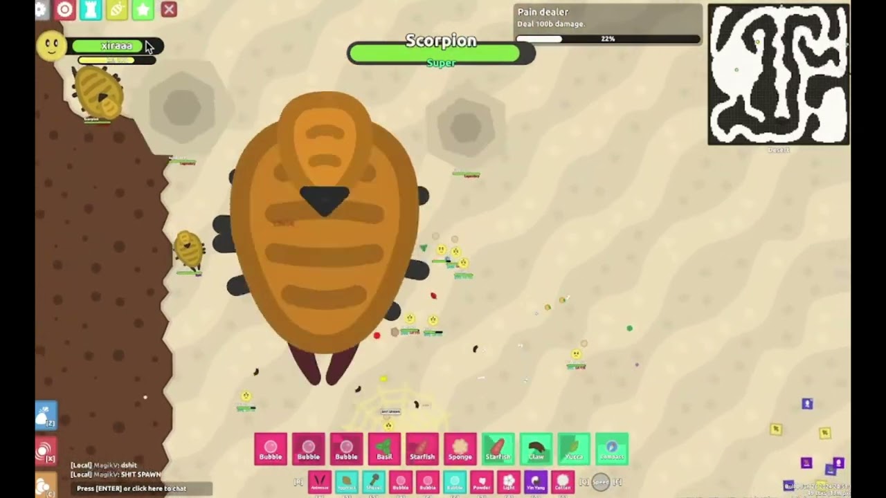 Incredibly rare Super spawn location. | Florr.io