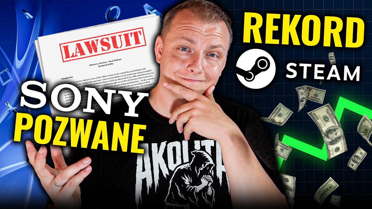 Sony pozwane za cyfrowy monopol, a Steam bije rekordy