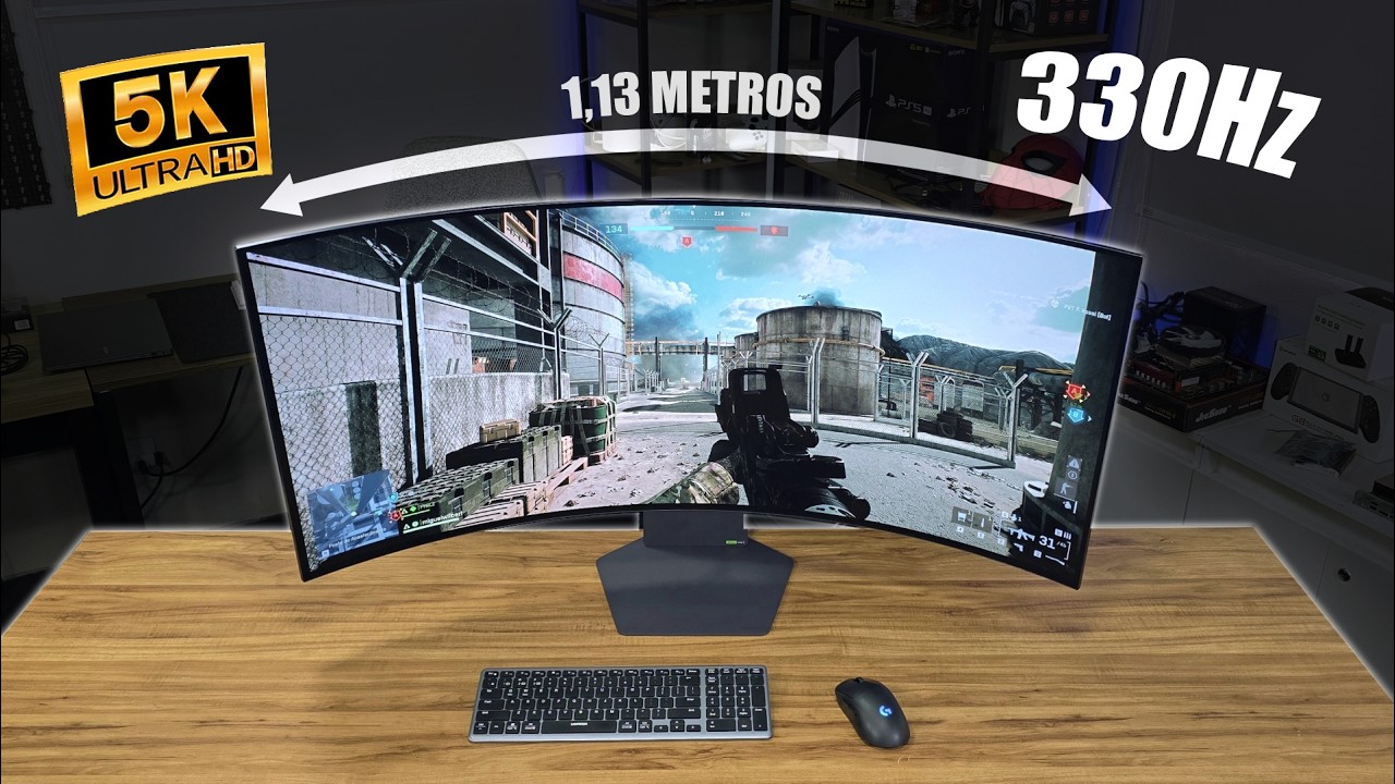 O REI DOS MONITORES GAMER, 45 POLEGADAS DA MAIS ALTA QUALIDADE, LG ULTRA GEAR 45GX950A