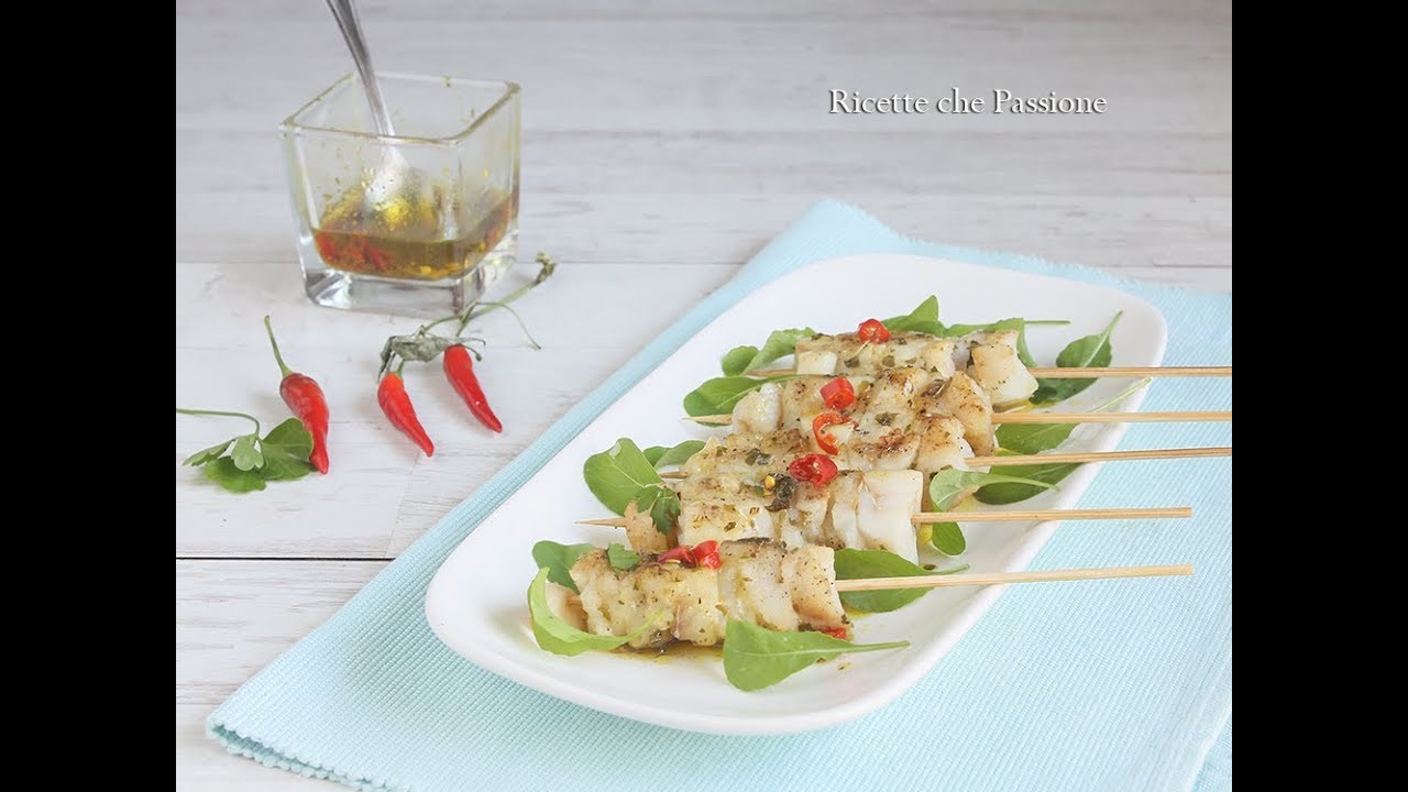 Spiedini di merluzzo  - finger food - Ricette che Passione
