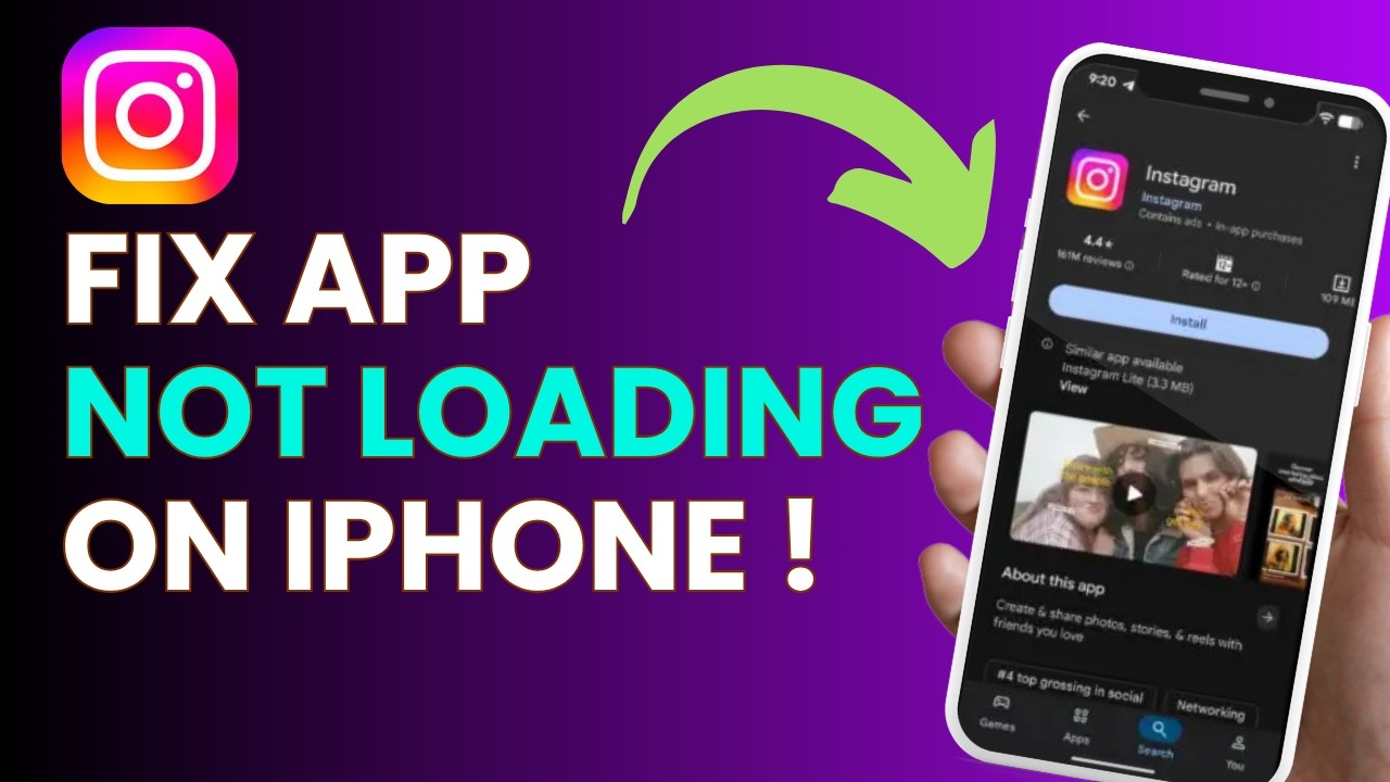 How To Fix Instagram Not Loading on iPhone !
