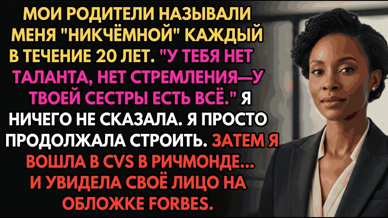 Мои родители называли меня «ничтожеством» 20 лет—пока Forbes не поставил меня на обложку
