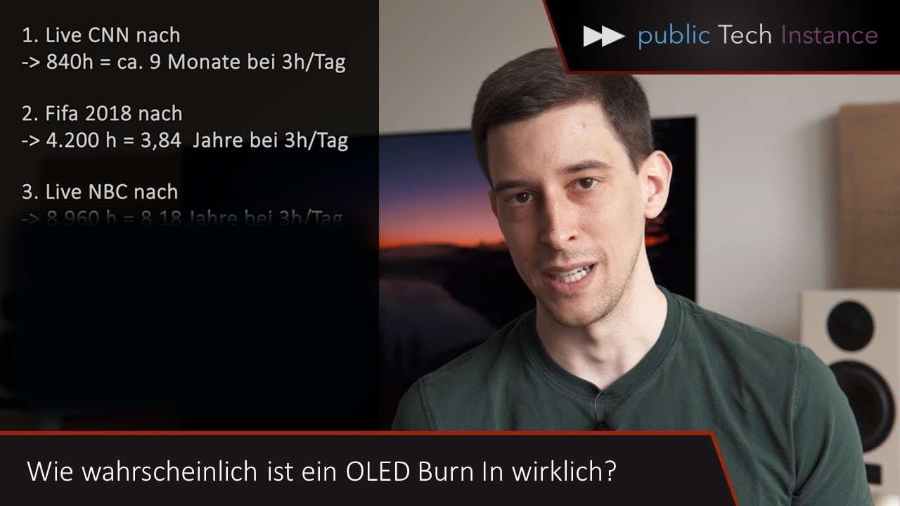 OLED Burn In Test | Wahrscheinlichkeit und Dauer bis zum Eintreten | Gaming | Filme