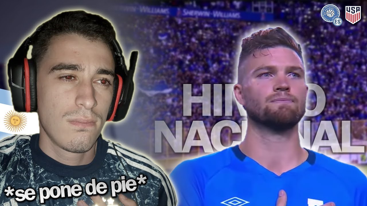 🇦🇷 ARGENTINO REACCIONA al HIMNO NACIONAL de EL SALVADOR en ESTADIO CUSCATLÁN vs Estados Unidos 🇸🇻