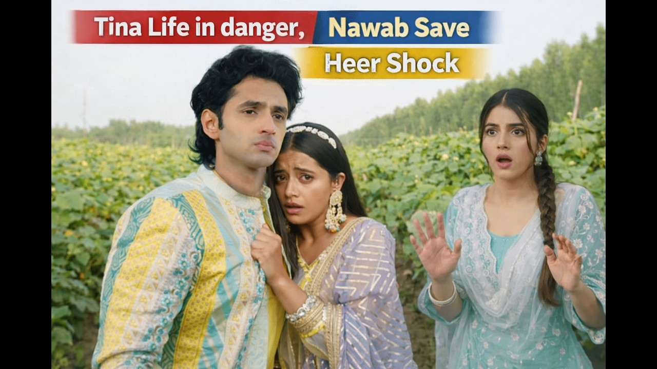 Tina Life in danger in crops, Nawab Save, Heer Shock || Tu Juliet Jatt Di || UPCOMING TWIST