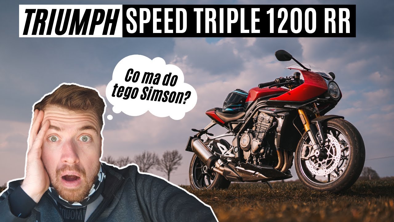 Razem mają ponad 183 konie: Triumph Speed Triple 1200 RR i Simson S51 Enduro