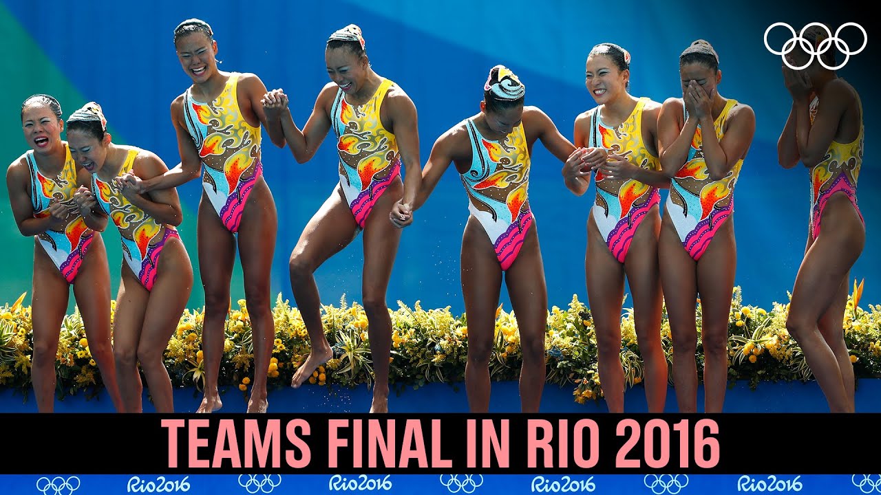 Artistic Swimming  🏊‍♀️ 🤸‍♀️ Teams Final Rio 2016