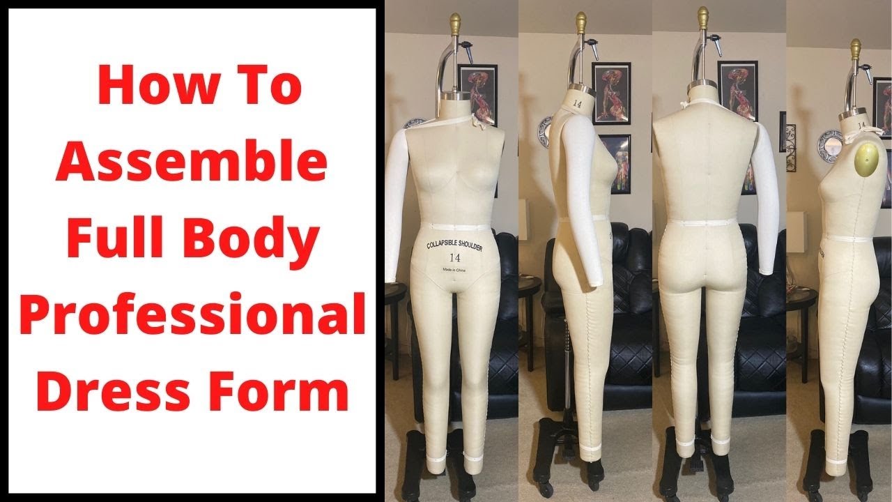 How To Assemble Full Body Professional Dress Form - AmericanDressForms