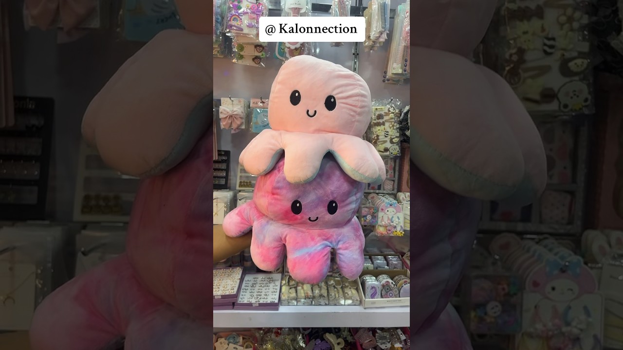 Reversible happy Sad moody octopus plushie &hearts;️Connect with us @ instagram: Kalonnection #kawaiishop