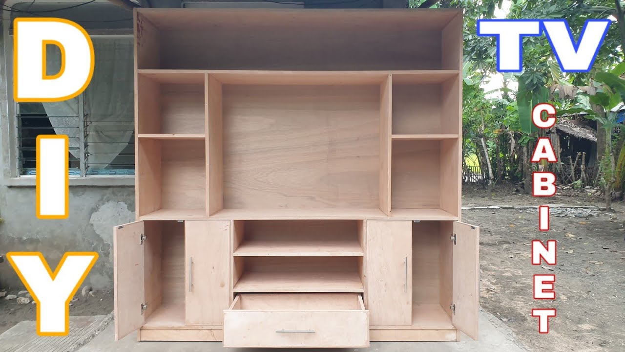 TV CABINET USING 3/4 MARINE PLYWOOD