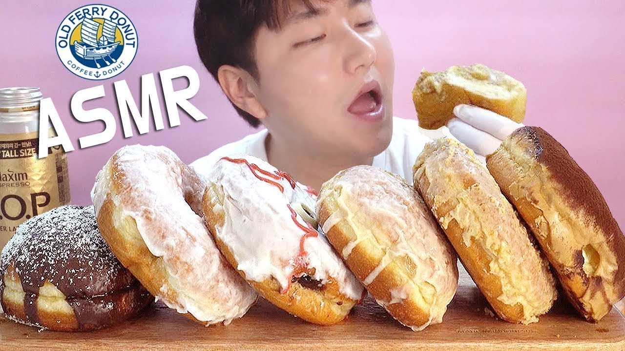 쨈 가득 달달한 올드페리도넛 디저트 먹방 Dessert Mukbang