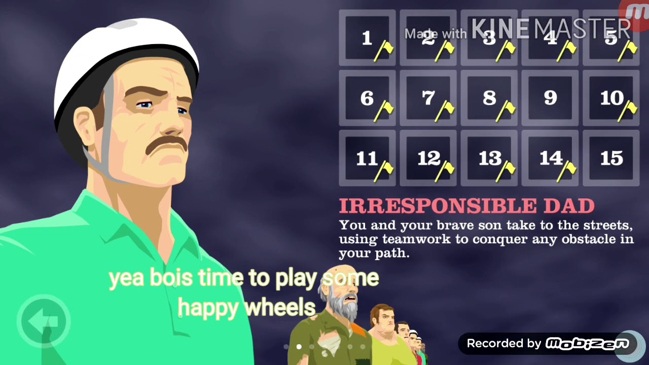Happy wheels- ( rage quit )