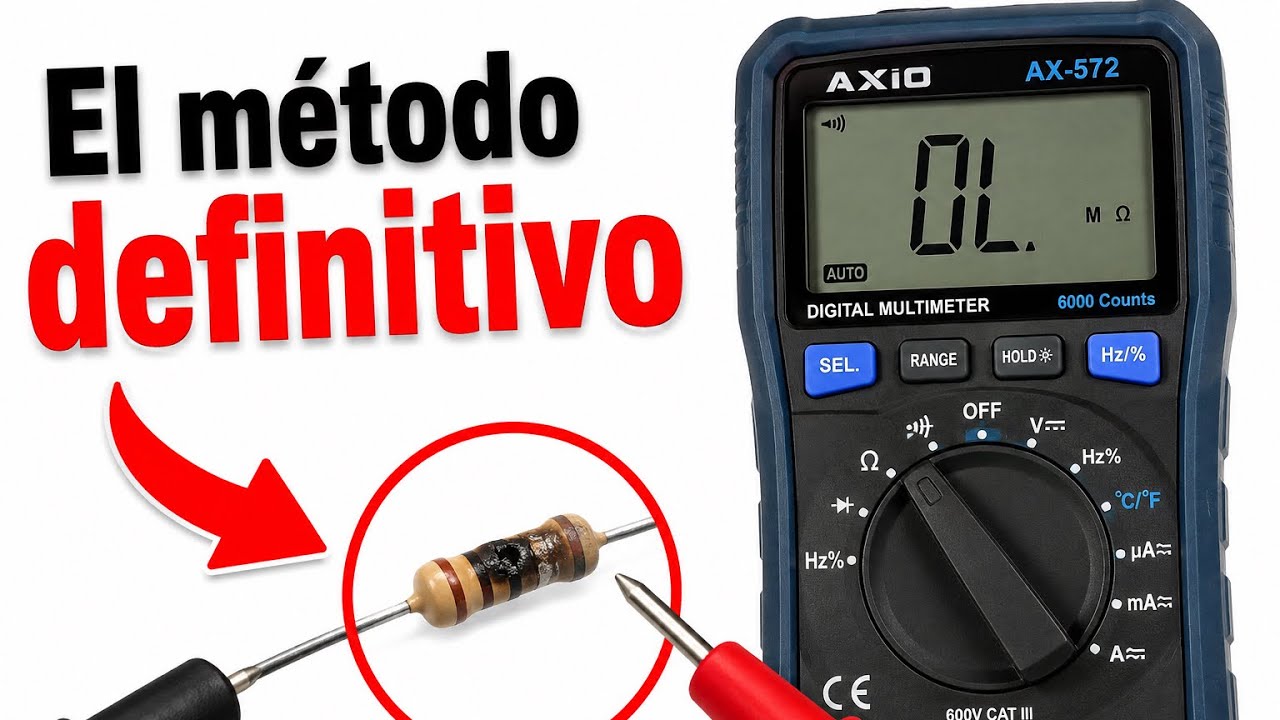 Cómo SABER si una RESISTENCIA está DAÑADA en una PLACA de TV – Método fácil