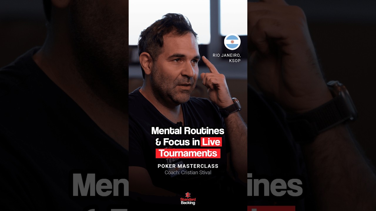 🇪🇸 🧠 Mental Routines & Focus in Live Tournaments - Cristian Stival Masterclass