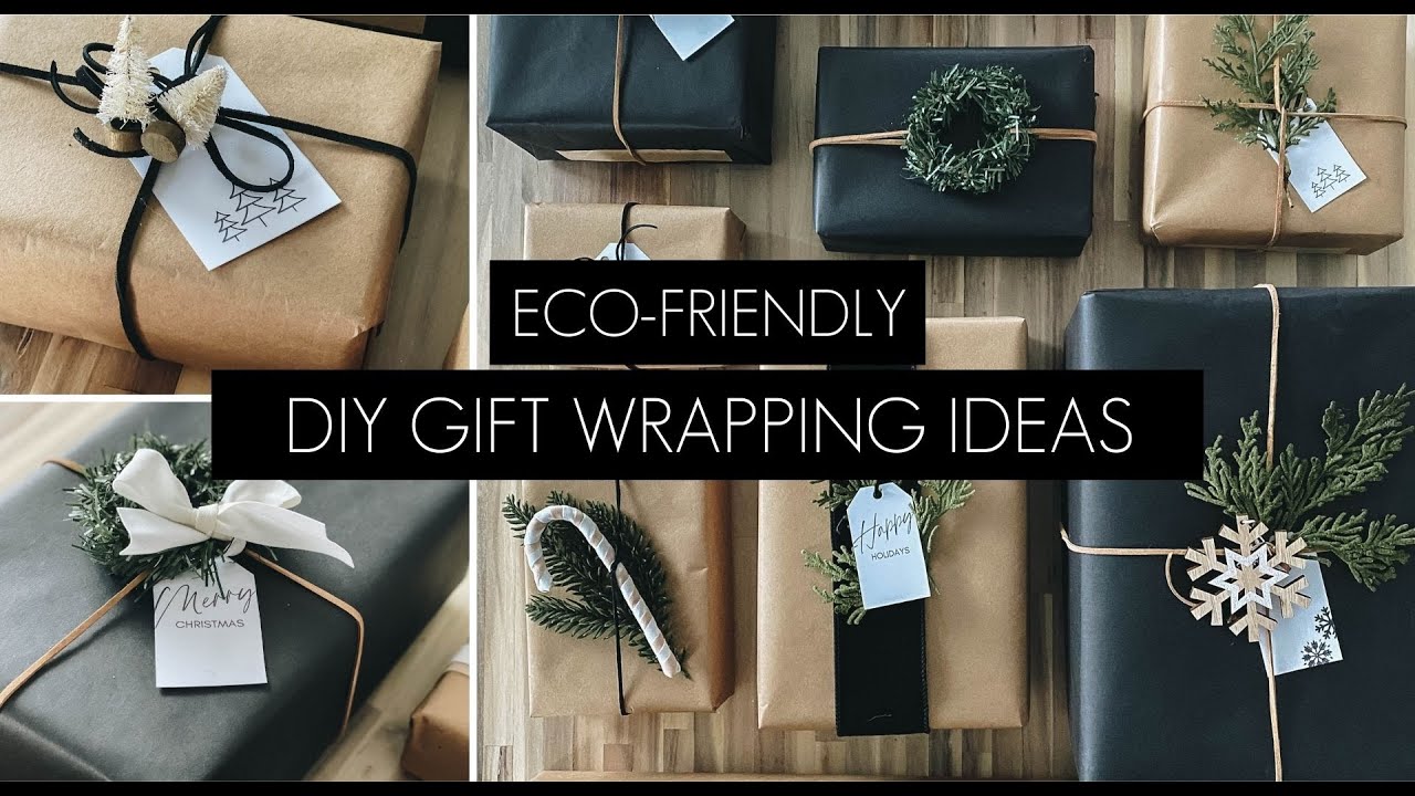 WRAP WITH ME | DIY Gift Wrapping Ideas For Christmas [that are eco-friendly!]