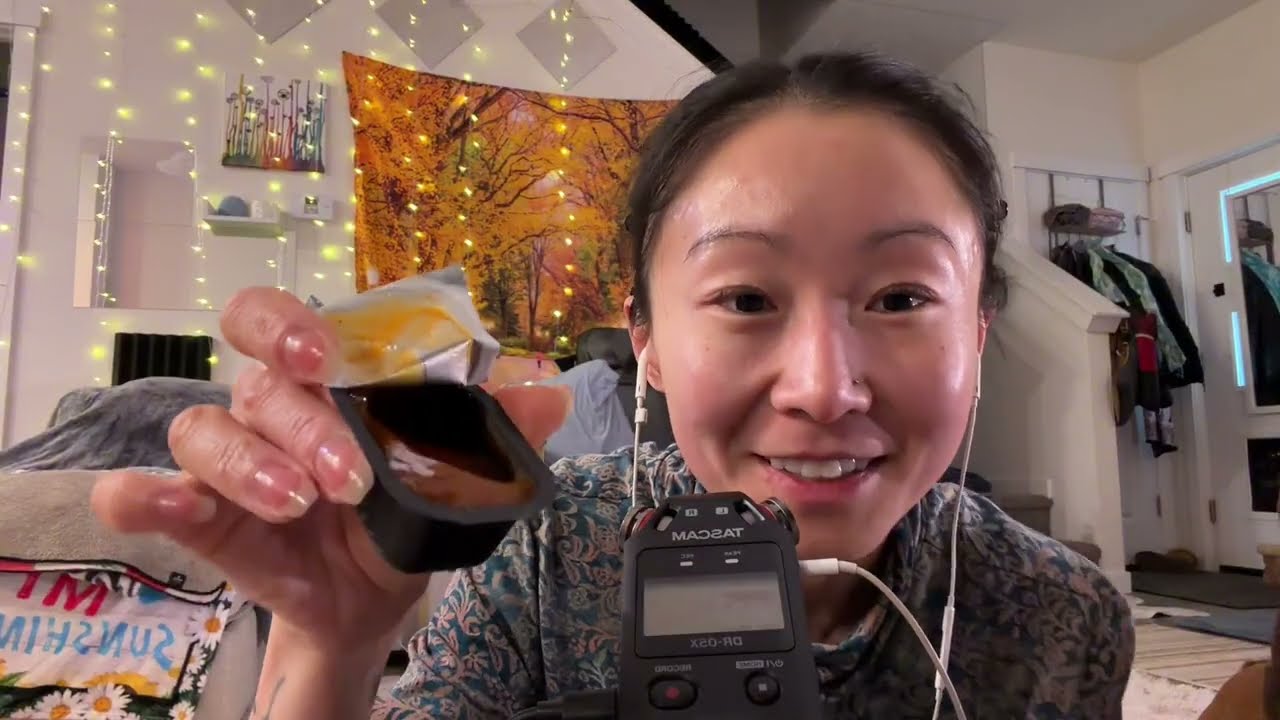 ASMR Rambles | McDonalds | Hot Honey sauce | TASCAM whispers 