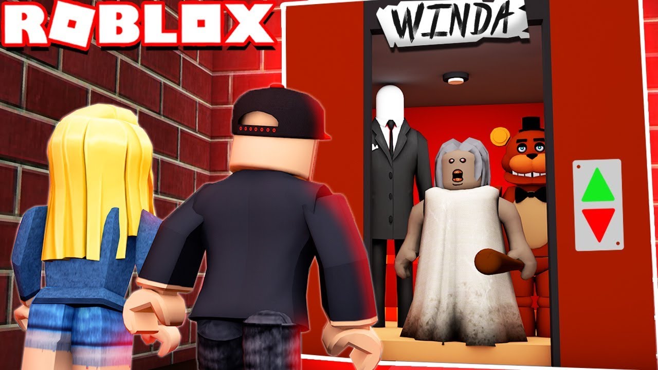 ROBLOX - BABUNIA JEST W WINDZIE! 😱 (Scary Elevator) | Vito i Bella