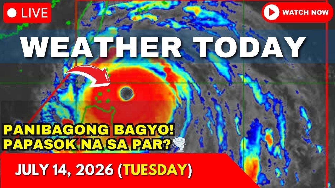 Weather Today Forecast July 14, 2026 | Typhoon HAISHEN & HABAGAT Update | Bagyong JOSIE? | PAGASA