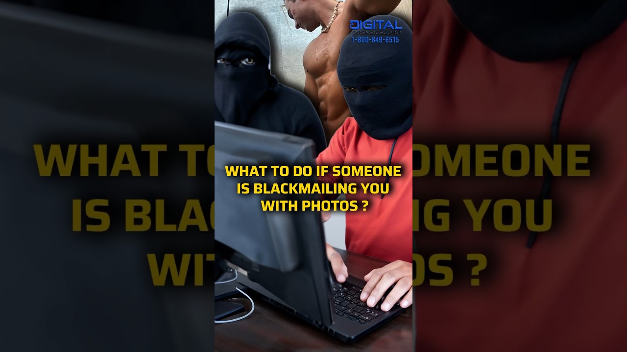 What To Do If Someone Is Blackmailing You With Photos #shorts #sextortion #blackmail #onlinethreats
