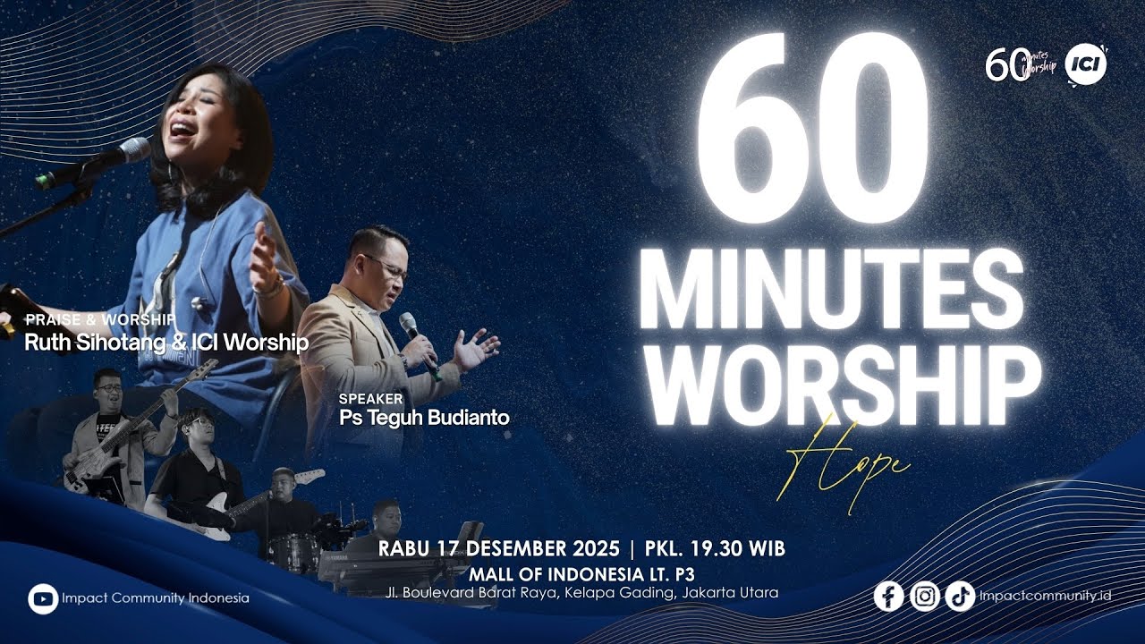 LIVE 60 MINUTES WORSHIP - HOPE feat Ruth Sihotang & ICI Worship