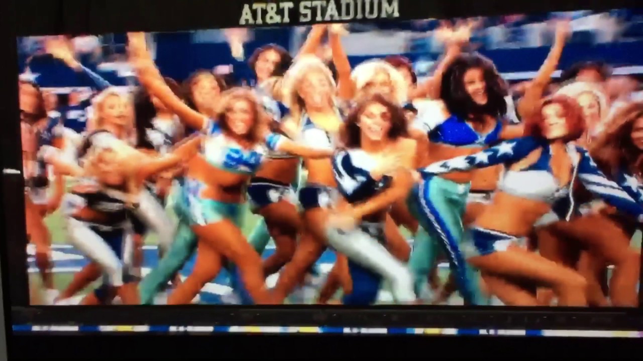 Dallas Cowboys Cheerleaders Hip Hop Halftime show (1-15-17)