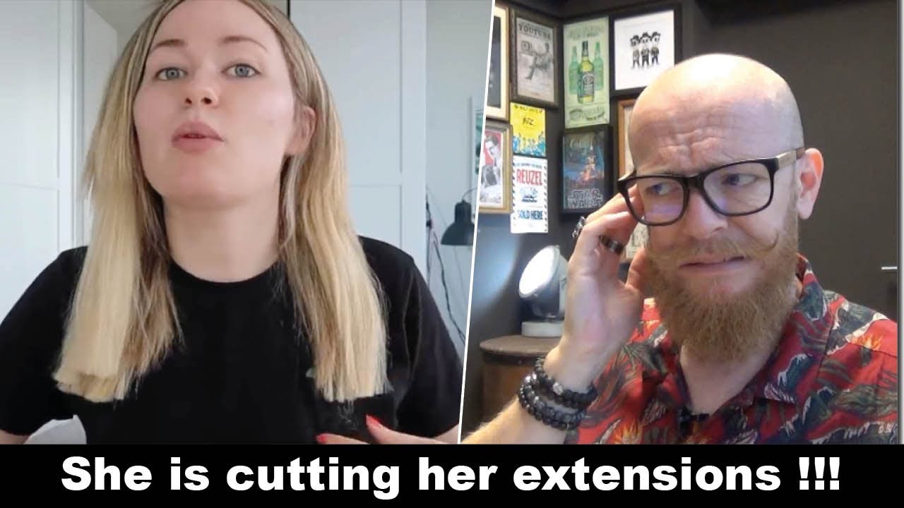 She’s Cutting Her Extensions… BAD IDEA! Hairdresser Reacts to DIY Fail!