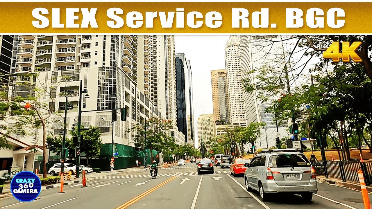 SLEX West Service Rd to BGC | Driving past Philippine Navy,  Marines and Army  Camp |  [4K]