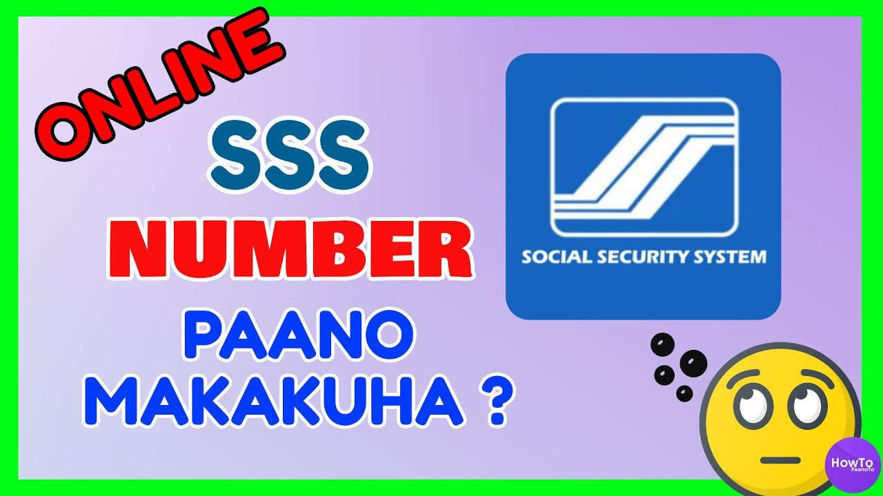 Paano Mag Apply ng SSS Number Online | SSS Number Online Application
