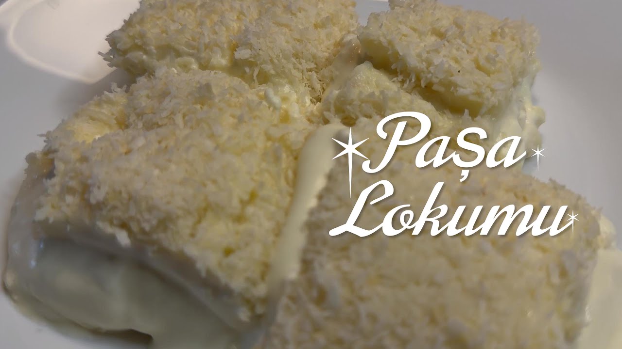 Турецький молочний десерт 🇹🇷🥥🍮 -  Paşa Lokumu — Turkish Milk Dessert 🇹🇷🥥🍮