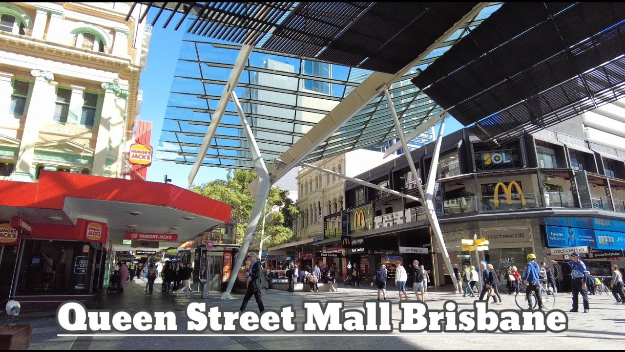 Jalan Jalan Di Queen Street Mall - Brisbane || 4K 🎥