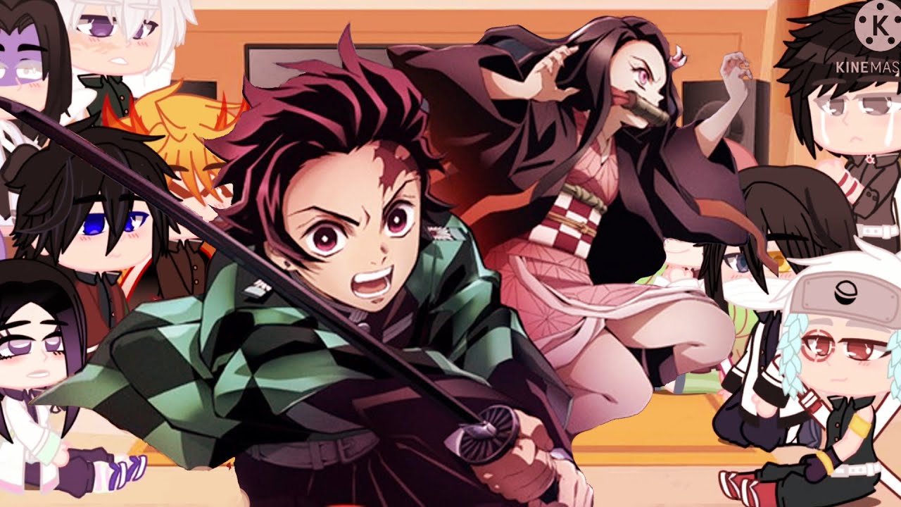 Past Hashiras react to Nezuko + Tanjiro edits -- Demon slayer -- Hashiras react Compilation