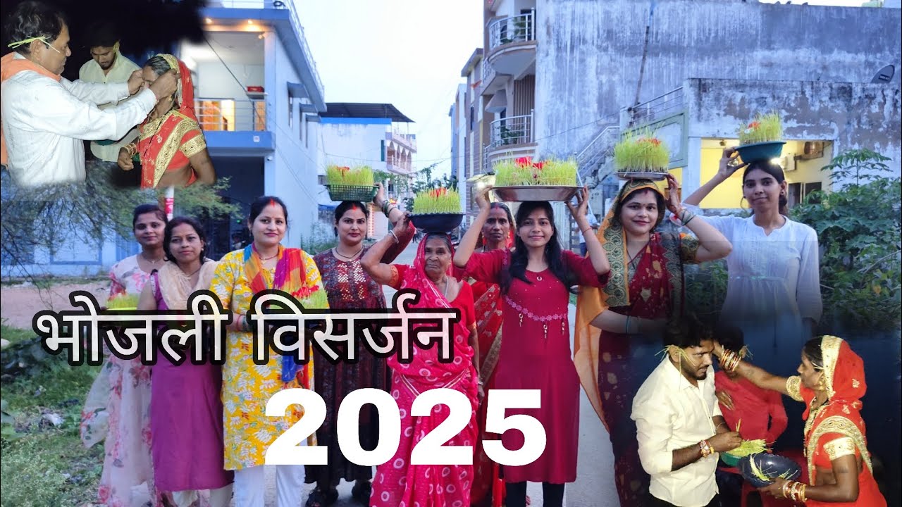 भोजली विसर्जन 2025 ll Bilaspur Chhattisgarh #bhojli 