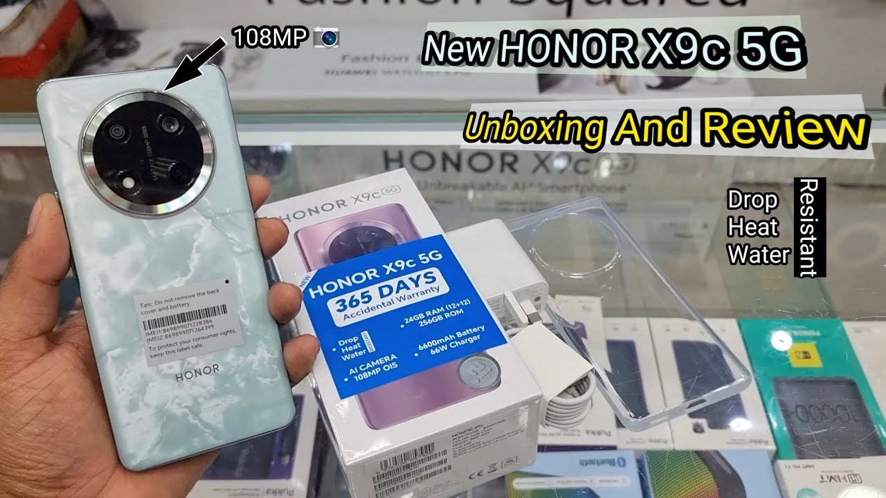 New HONOR X9c 5G Unboxing And Review | Drop, Heat & Water Resistant