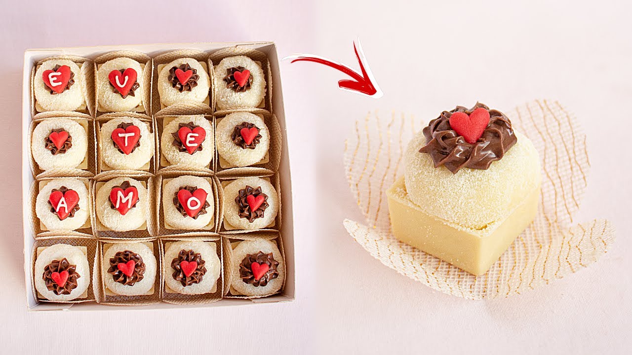 CAIXA DE BRIGADEIROS DE NINHO COM NUTELLA - DIA DOS NAMORADOS - Tiago Mauro