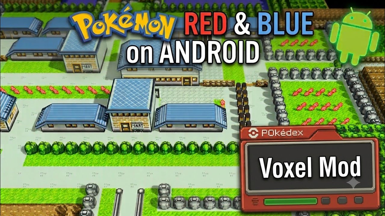 Pok&eacute;mon Red & Blue Native Port on Android! (Gen1Recomp) + Voxel Mod