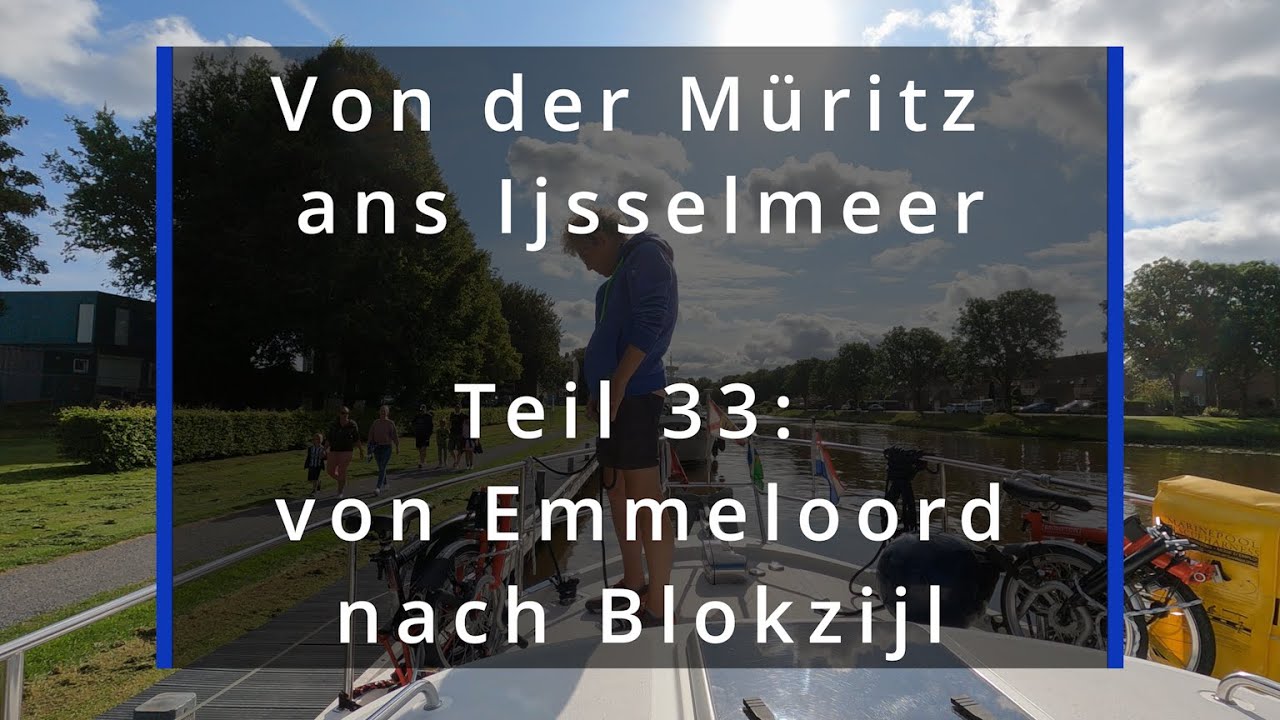Von Emmeloord Richtung Torfroute nach Blokzijl (Müritz zum Ijsselmeer Teil 33)