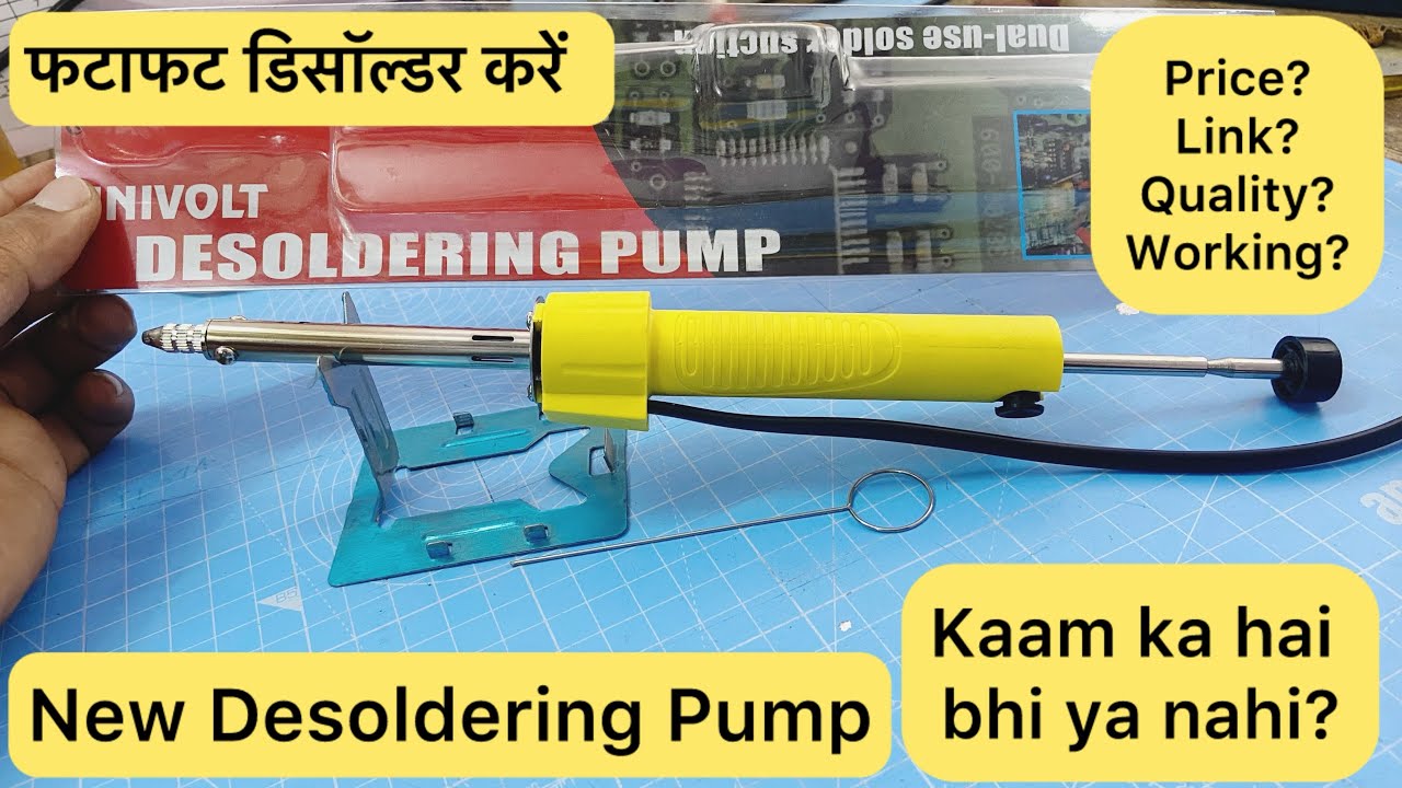 Univolt Desoldering Pump | 30Watt desoldering pump | Bade kaam ki cheej