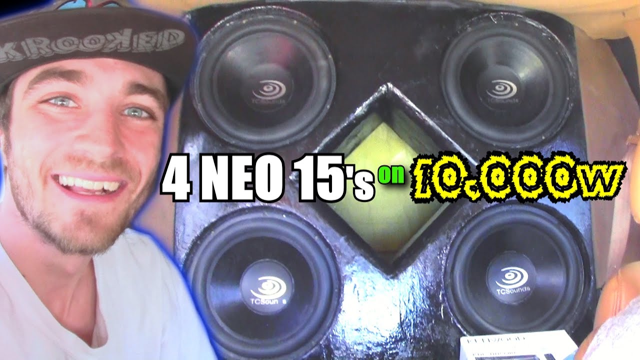 ZED Audio Amps w/ 4 15